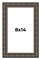 8x14 Modern Bamboo Picture Frame with UV-Resistant Acrylic & Acid Free Backing, Available in 5 Finishes - Gold, Silver, Brown, Black, and Natural